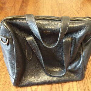 Black Fossil Sydney Crossbody Handbag